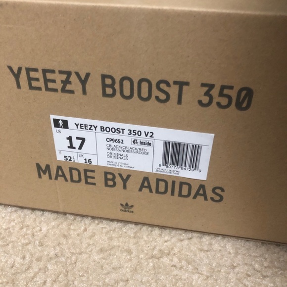 Yeezy 350 V2 bred Size 17 main image 5